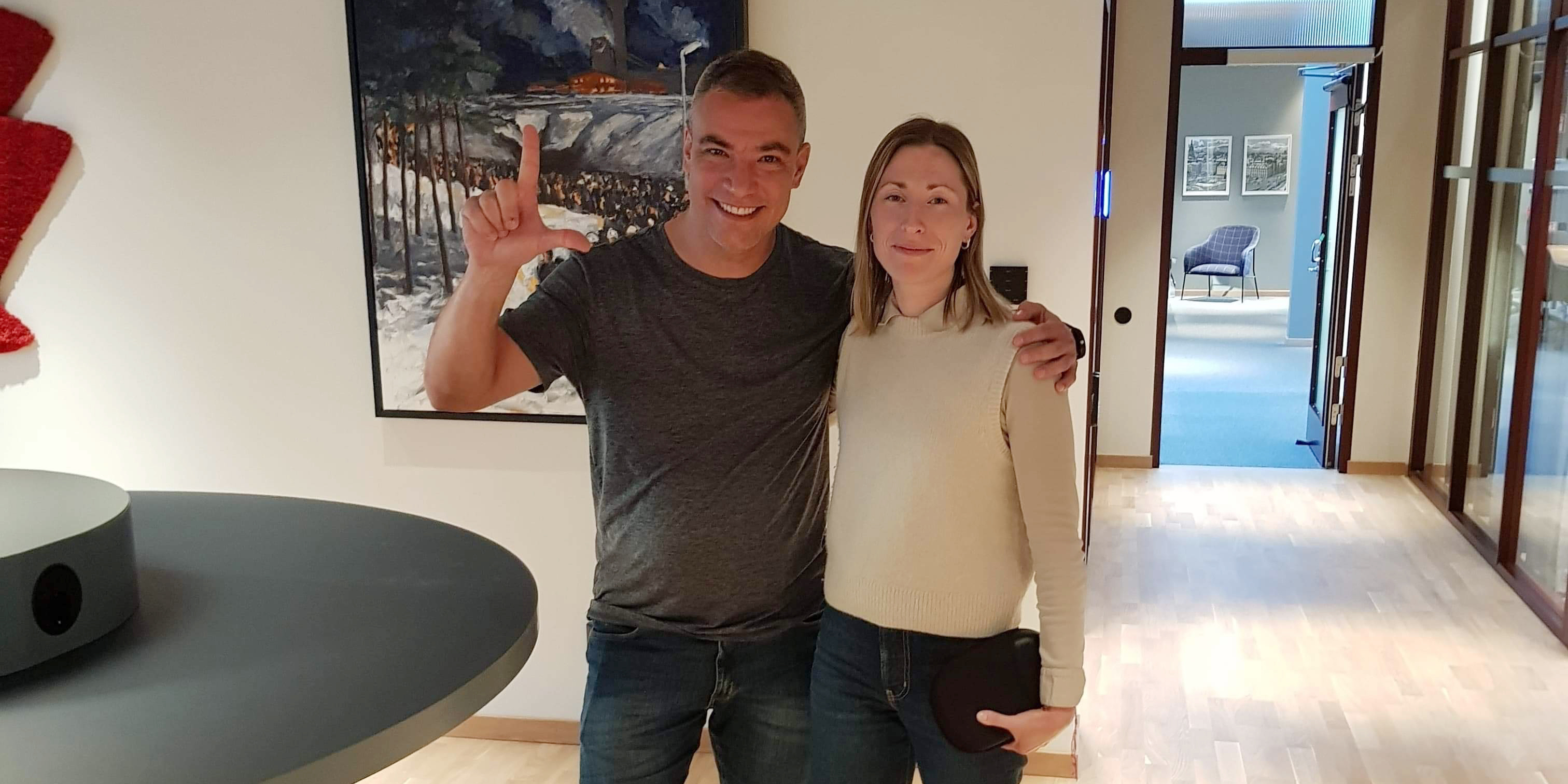 Regis Guedes och Heidi Lampinen