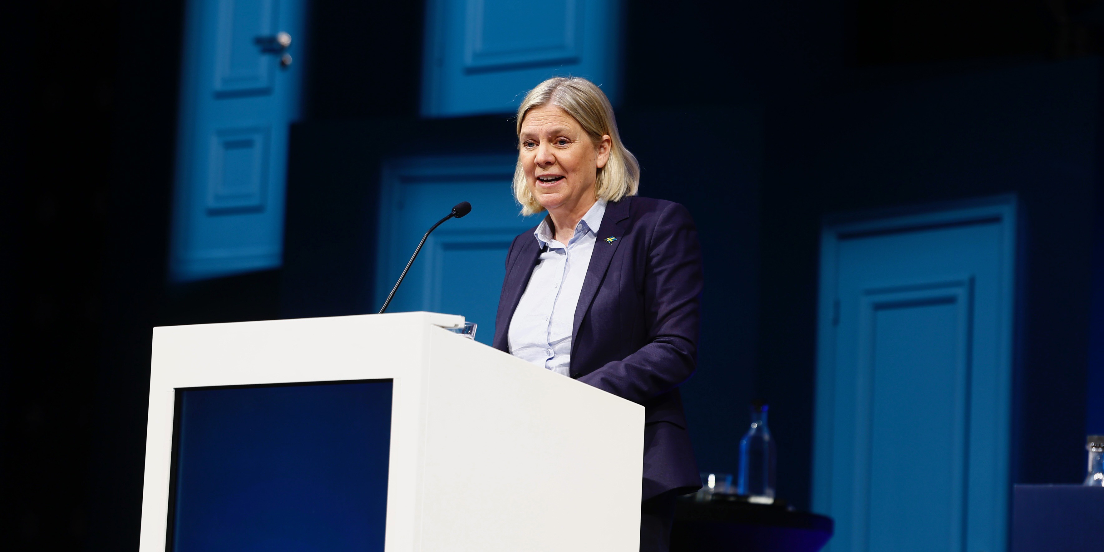 Magdalena Andersson gästade IF Metalls kongress med budskapet: Karensavdraget ska bort!