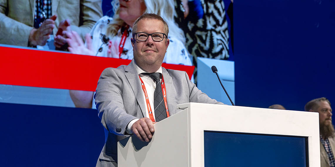 Förbundssekreterare Martin Gunnarsson