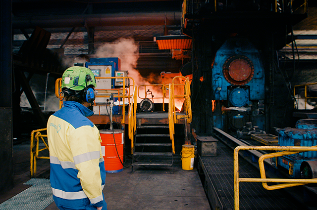 Valsningen på Outokumpu i Degerfors. 