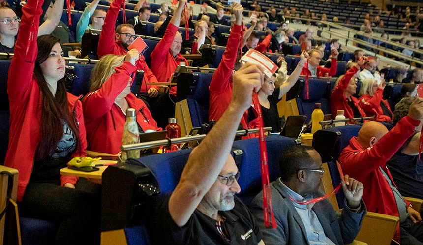 Kongressombuden röstar