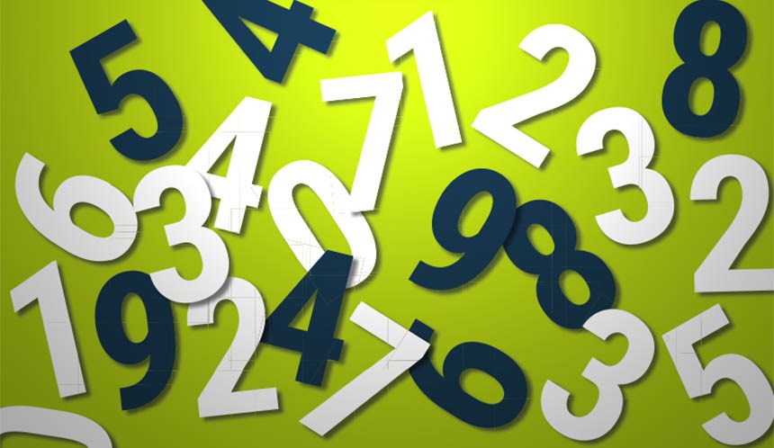 Grafisk bild med siffror