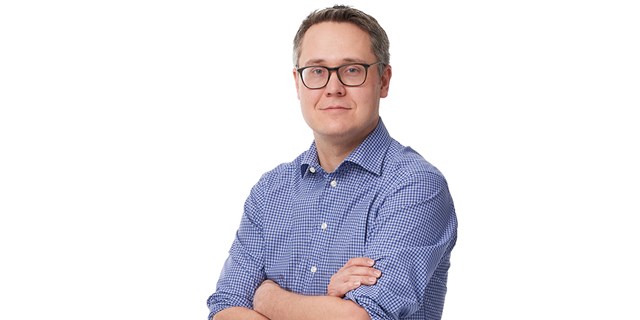 Porträtt av Johan Danielsson, fackets kandidat i Europaparlamentsvalet 2019.