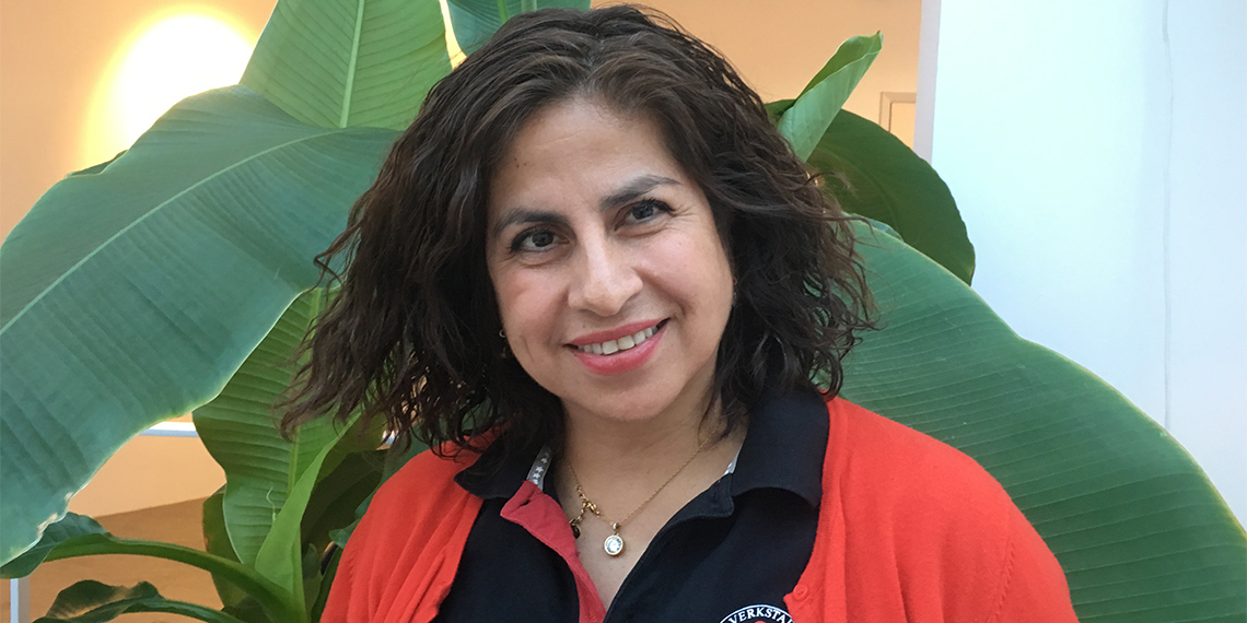 Porträtt av Marcela Ossandon, förtroendevald på Scania.