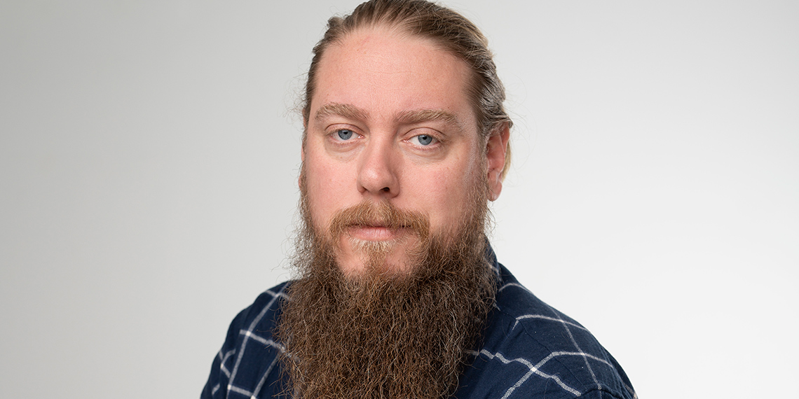 Porträtt av Peter Frövén, ombudsman på IF Metall.