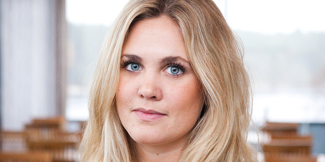 Porträttbild av Fanny Högrell, ombudsman IF Metall.