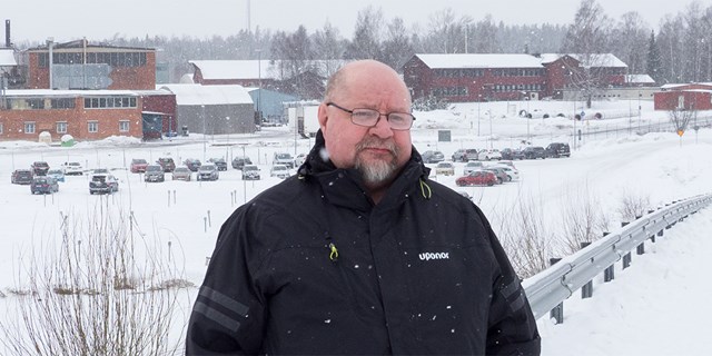 Porträtt av Joakim Göransson, klubbordförande på Uponor i Virsbo