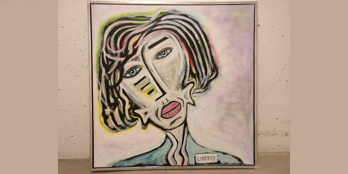 Fotografi av målning.