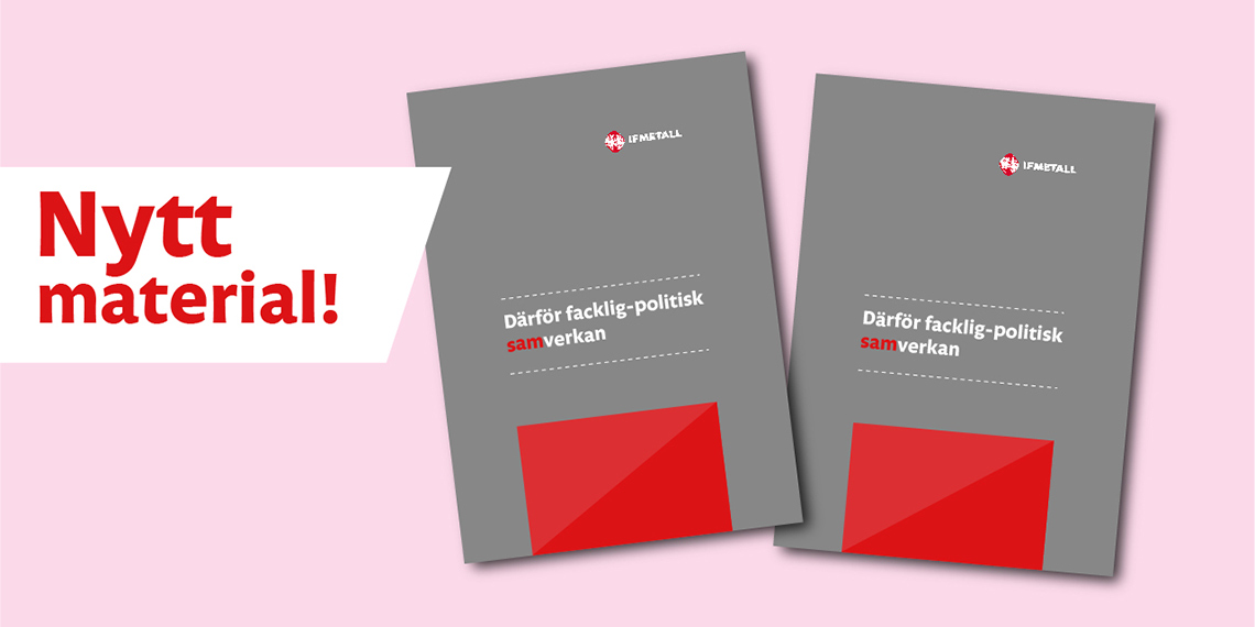 Bild på ny broschyr om facklig-politisk samverkan