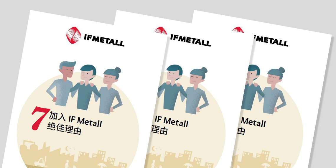 Bild på flera omslag till foldern