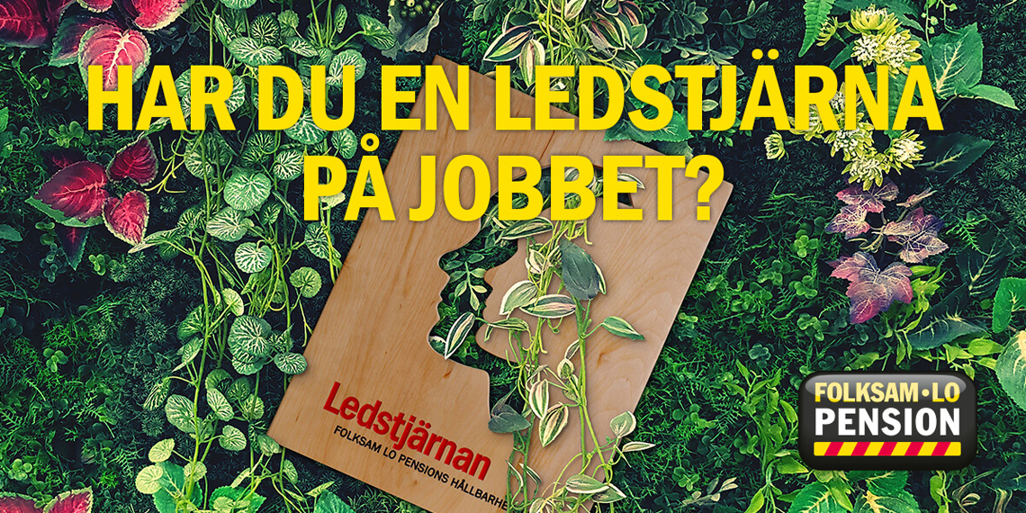 Ledstjärnans logotyp och texten: Har du en ledstjärna på jobbet?