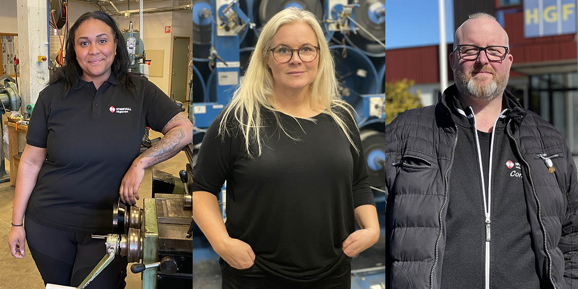 Emma Eriksson, Linda Friberg och Conny Jönsson