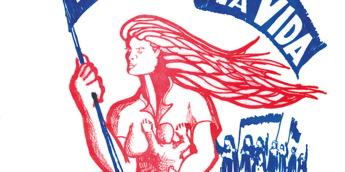 Bilden på framsidan av kalendern är från chilenska kvinnorörelsen