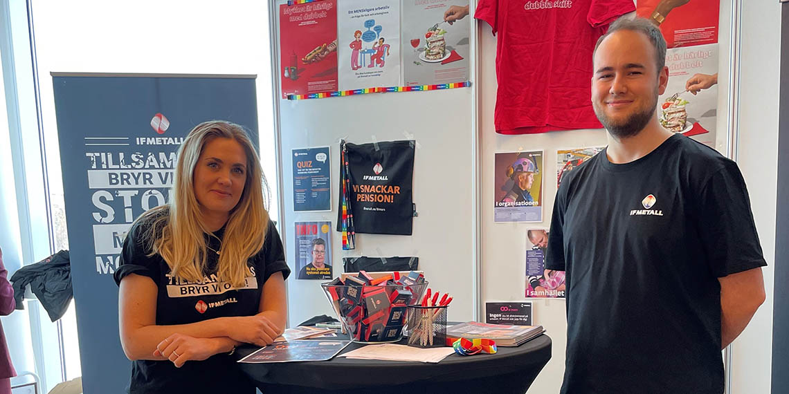 Fanny och Simon på Forum Jämställdhet