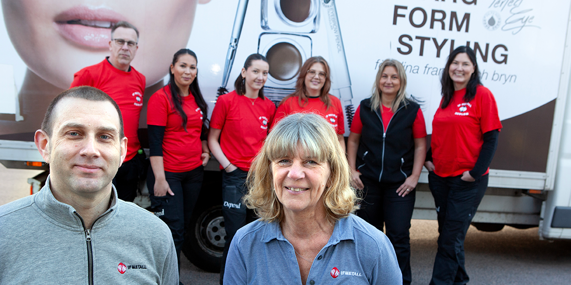 Bild på den nystartade klubben + Rickard Svensson och Lilli Istenes.