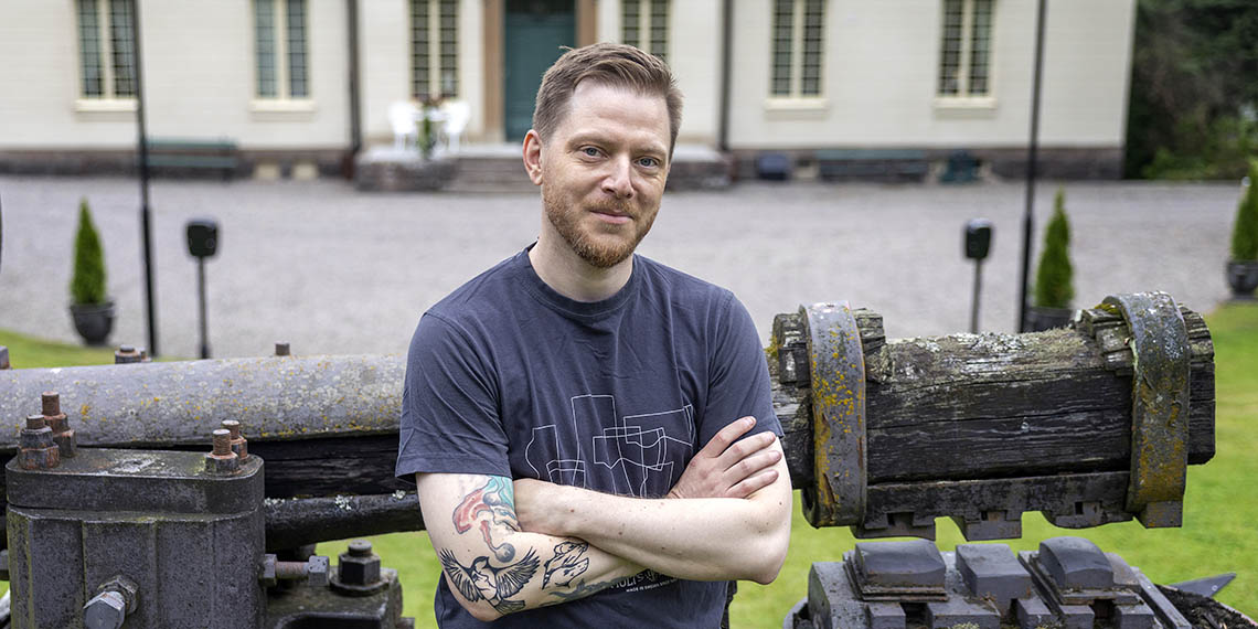 Marcus Israelsson, klubbordförande Hults bruk