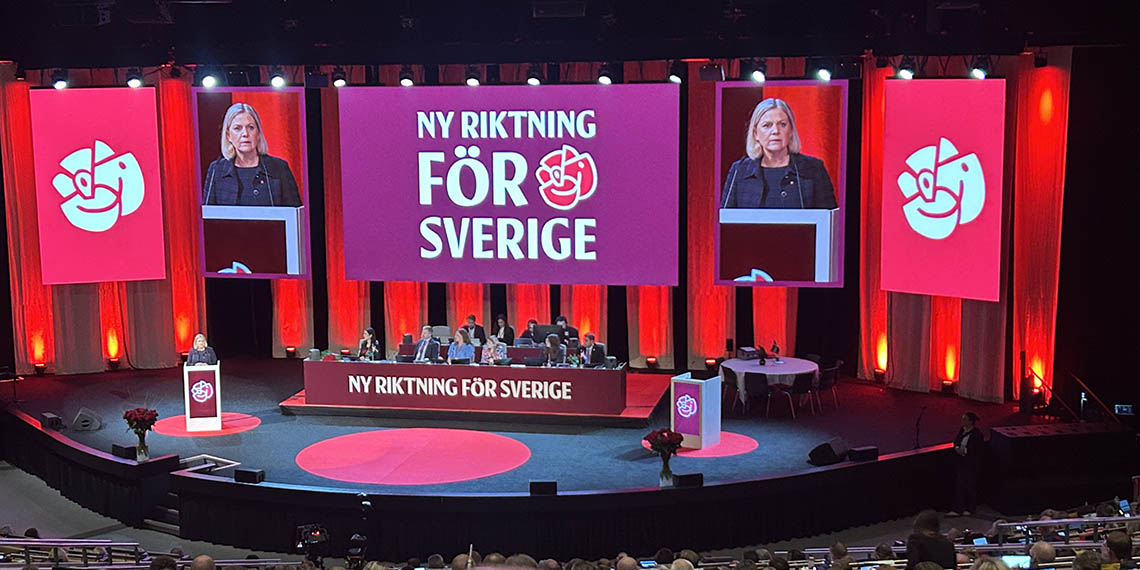 Från Socialdemokraternas partikongress