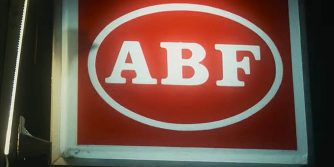 En ABF-skylt