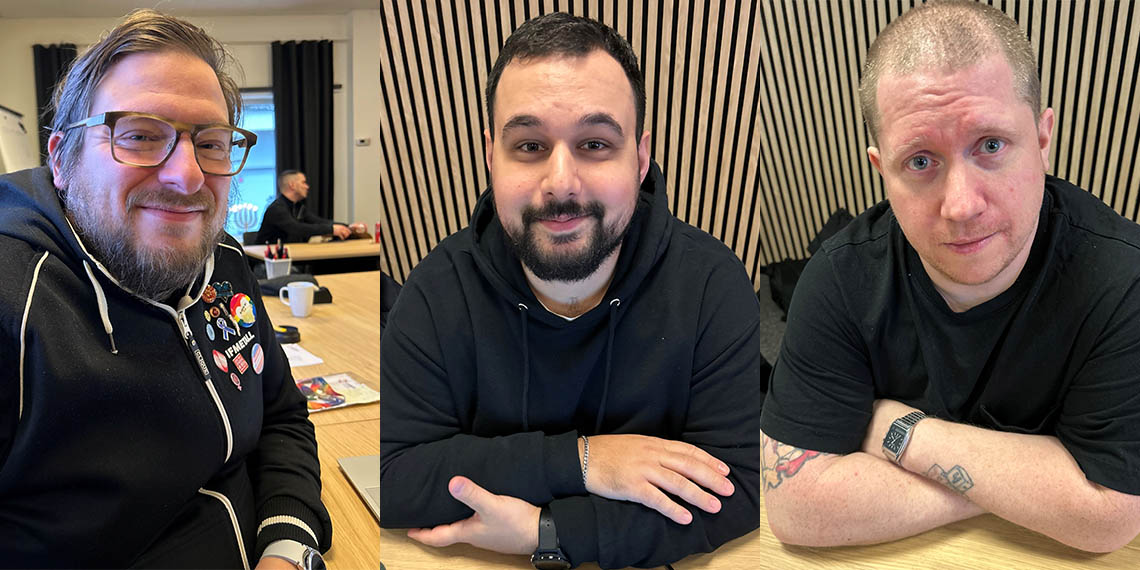 Jimmy Andersen, Atila Kilickiran och Johan Engberg