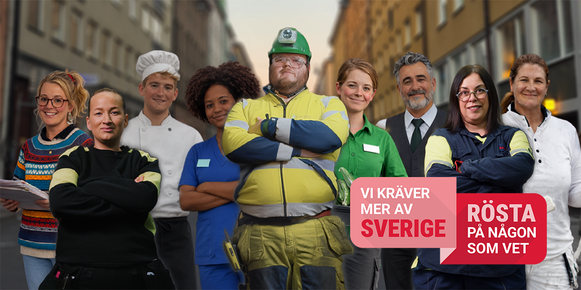 Flera industriarbetare