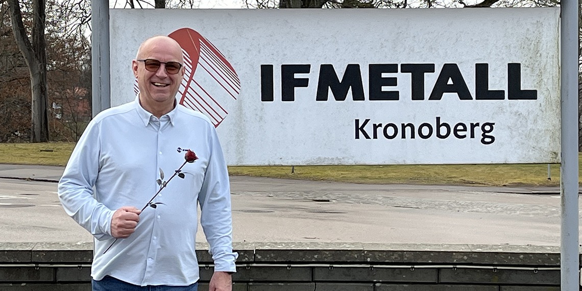 Leif Fantenberg vid IF Metall skyllt